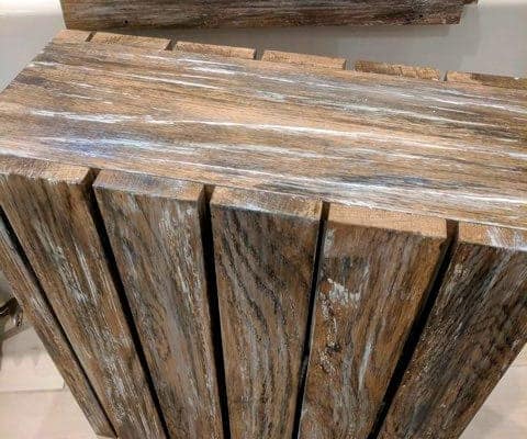 Bathroom Crate side table